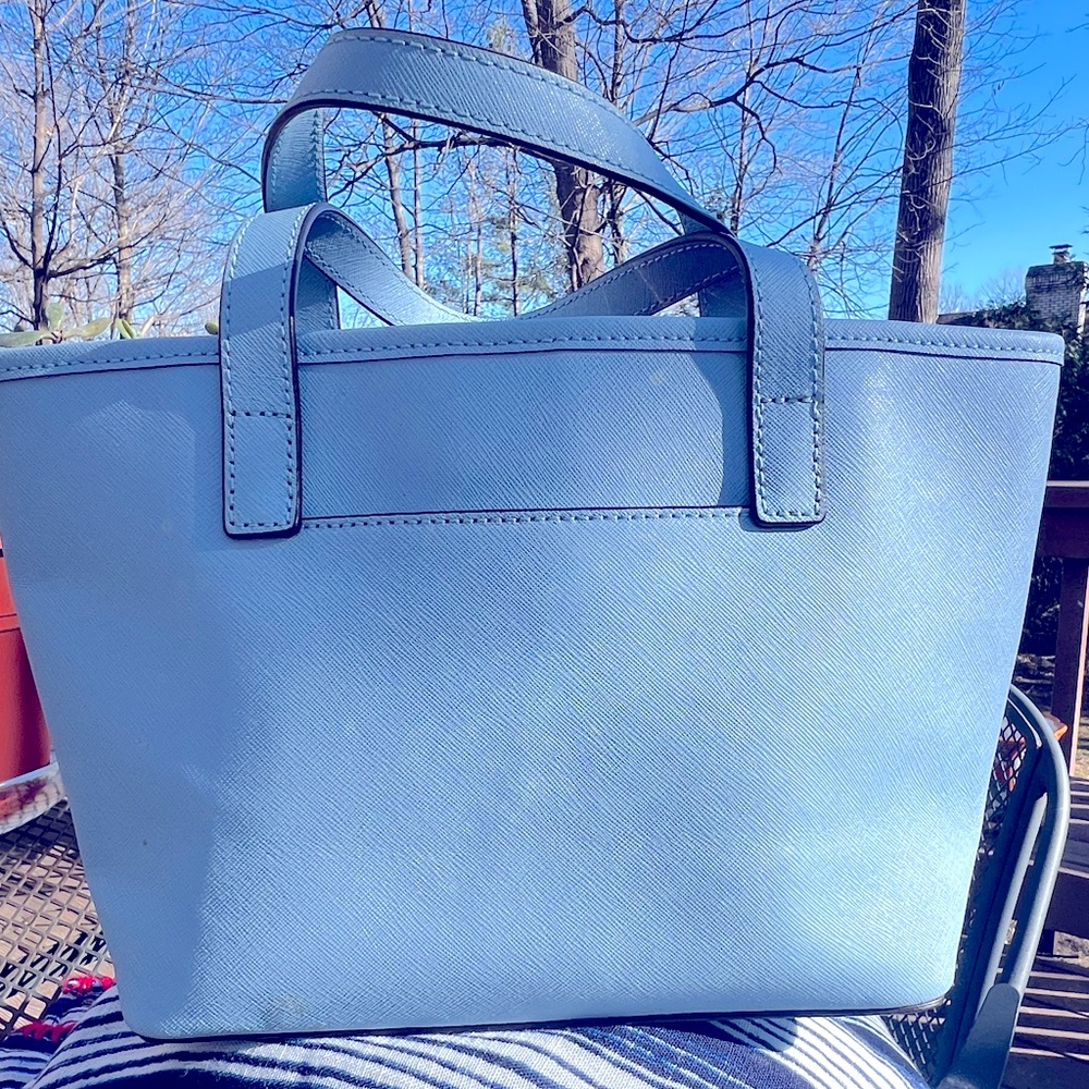 Michael Kors ‘Jet Set’ Vista Blue Hand Bag, Pre-loved in EXCELLENT condition - Picture 2 of 6
